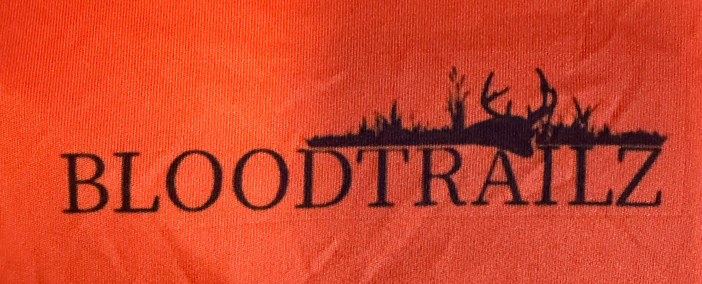 Orange Long Sleeve Athletic BloodTrailz/Longspur Shirt