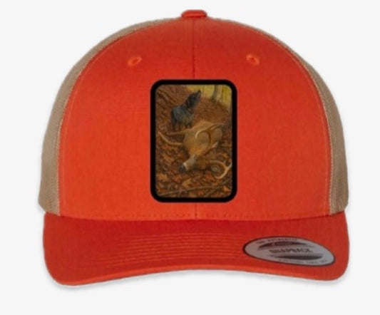 “Annie” Memorial Patch Hat Orange/Tan