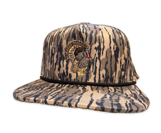 Mossy Oak Bottomland Strutting Gobbler Rope Hat