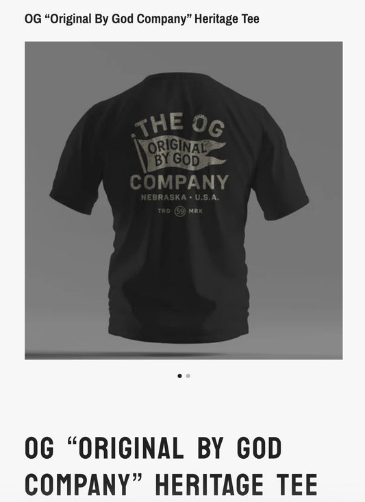 The Original By God Heritage Tee
